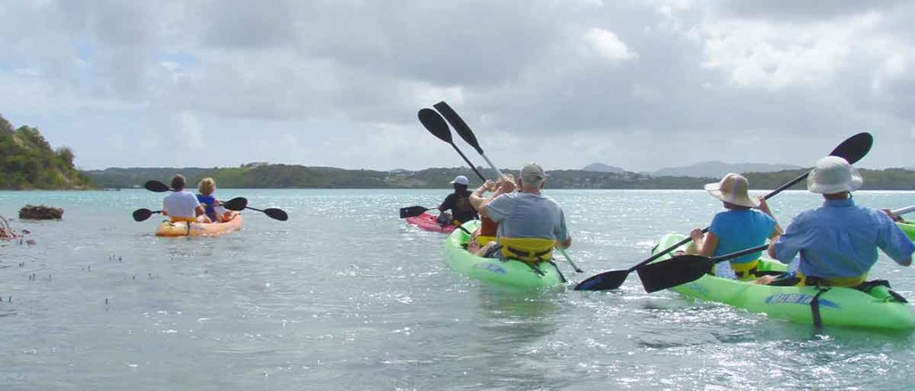 Kayaking in Antigua