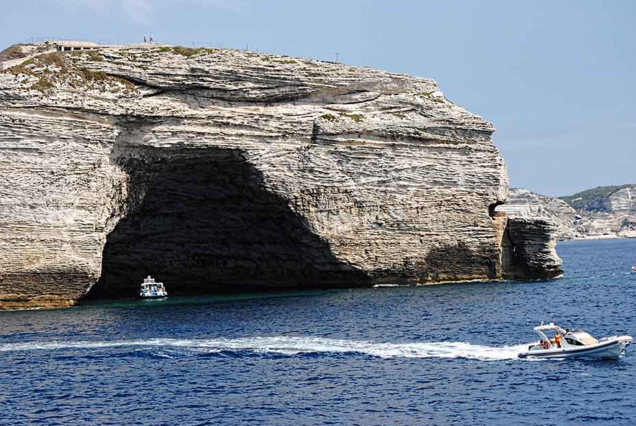 White cliffs of Bonifacio, Corsica
