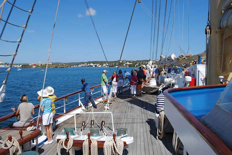 Coming Into port, Menorca, Balearic Islands