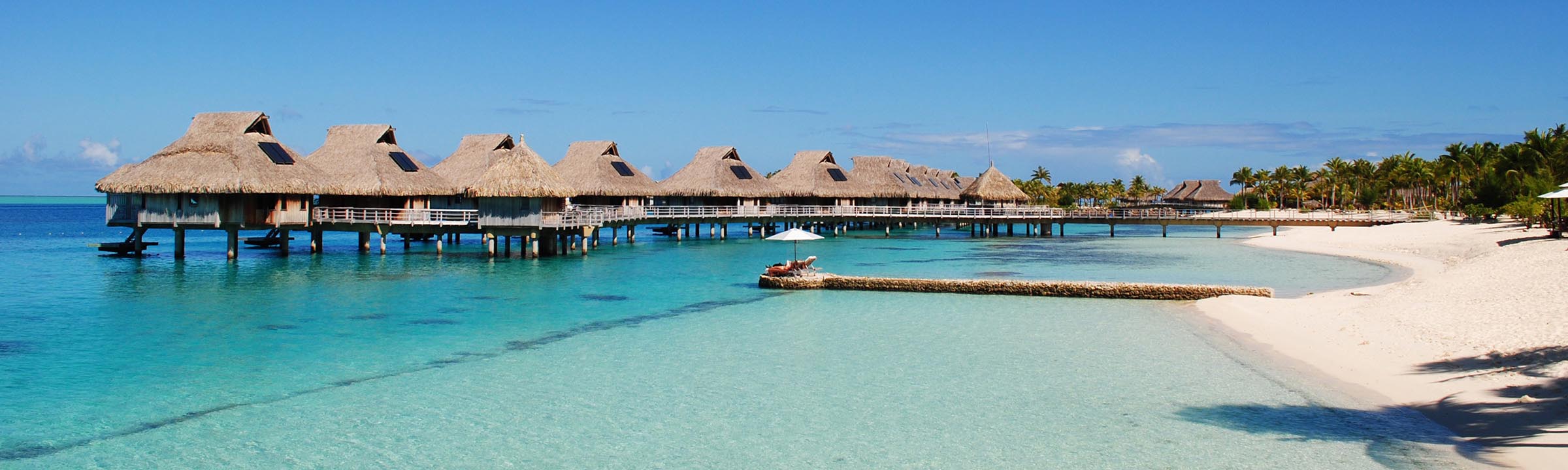 Overwater bungalows, Bora Bora
