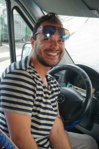 Our driver, Angelo. (Photo; Debbra Dunning Brouillette)