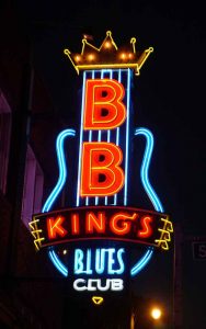 BB King's Blues Club sign