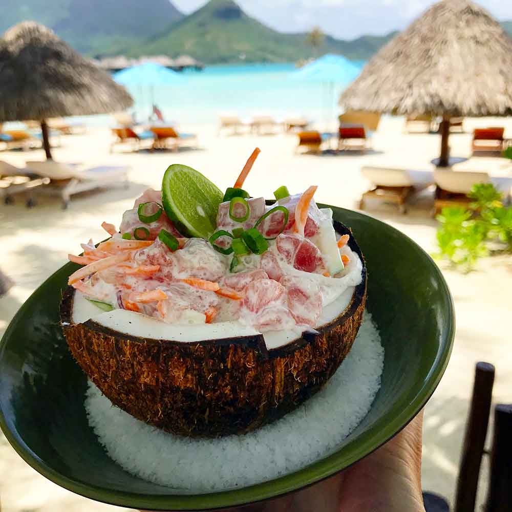 Poisson Cru at Four Seasons Bora Bora