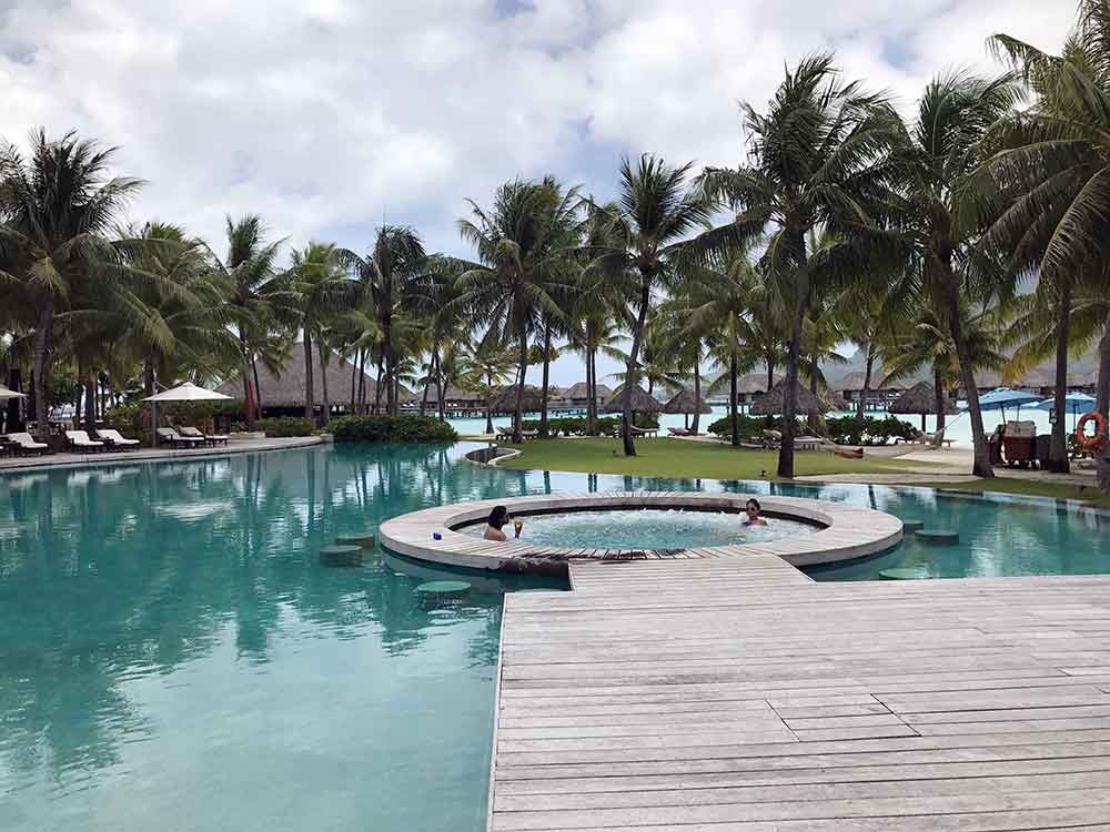 Pool at Four Seasons Bora Bora