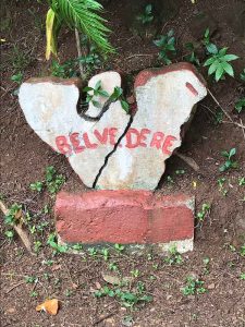 Belvedere Lookout Sign