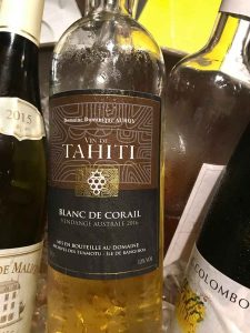 Blanc de Corail Vin de Tahiti