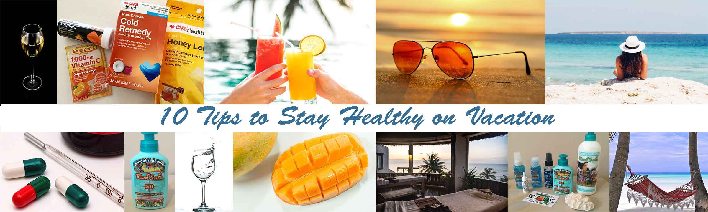 Stay Healthy Vacation Banner