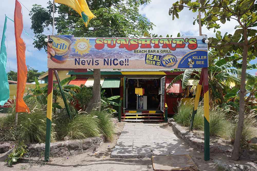 Sunshine's Beach Bar, Nevis, West Indies