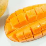 sliced mango