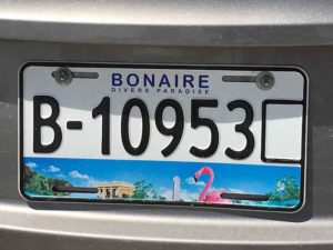 Bonaire License Plate