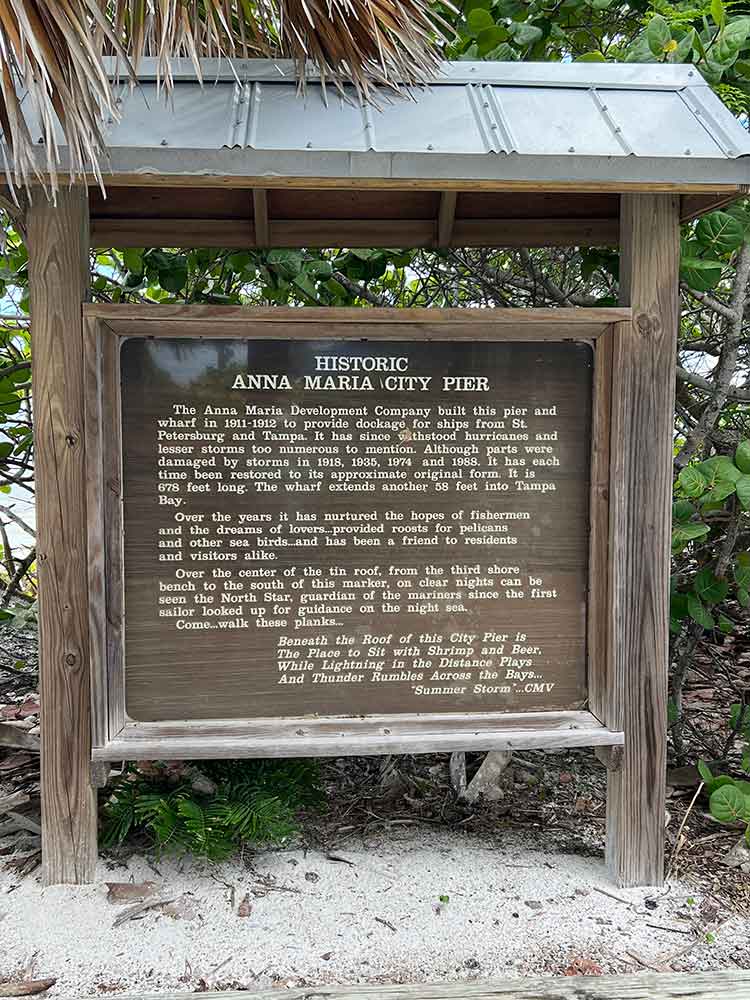 Anna Maria City Pier Sign