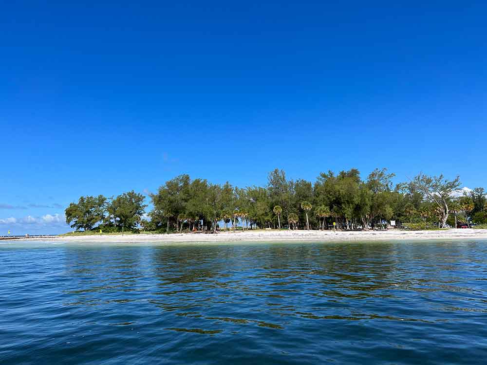 Beach seen on Paradise Boat tour