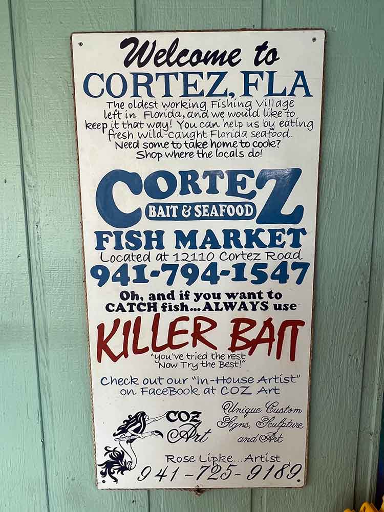 Welcome to Cortez sign