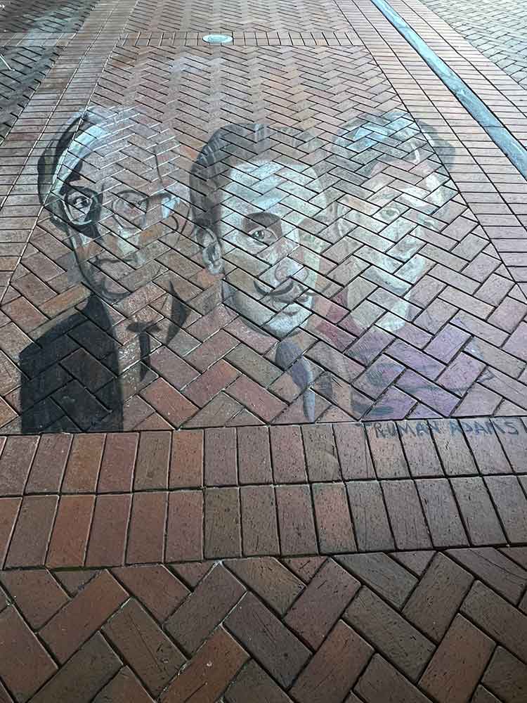 Sidewalk Art at Art Ovation Hotel Autograph Collection