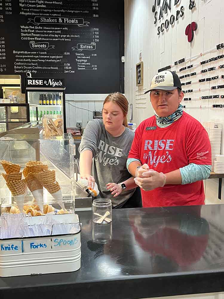 Rise & Nye's staff members