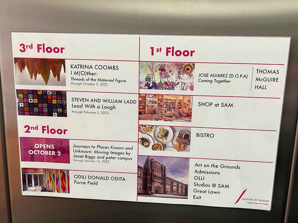 Sarasota Art Museum What's Where