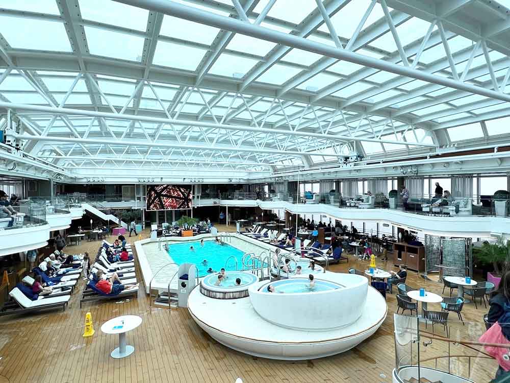 Holland America Koningsdam Lido Deck Pool Area