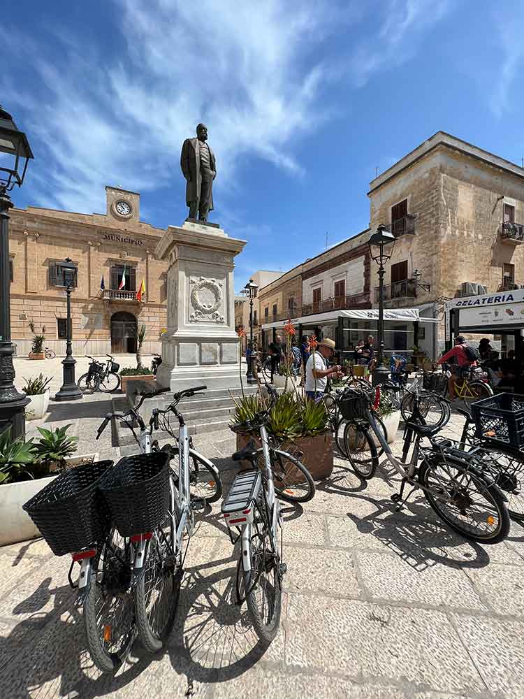 Ignacio Florio Statue on Favignana, Egadi Islands