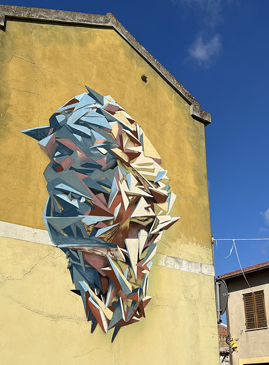 San Sperate Abstract Wall Mural