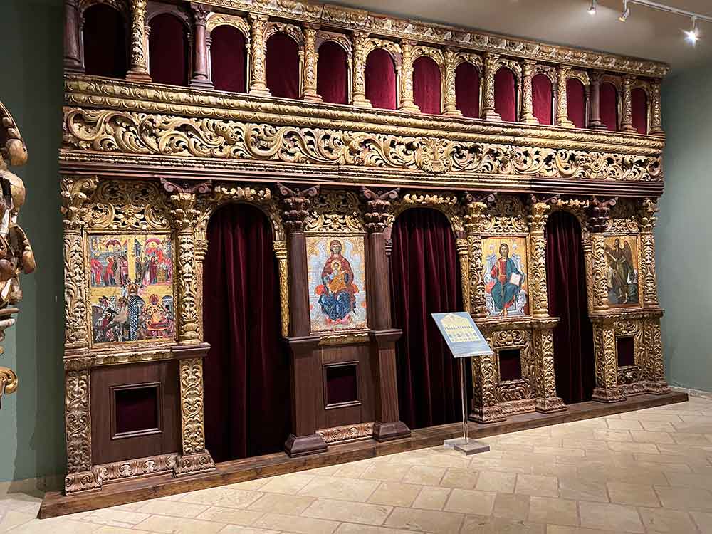 Inside the Monastery of St. Andrew, Argostoli