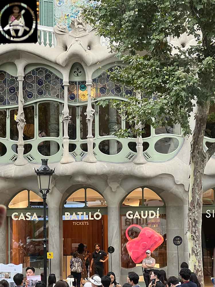 Casa Batlo by Gaudi, Barcelona, Spain