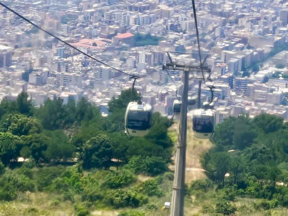 Cable Car view from Erice