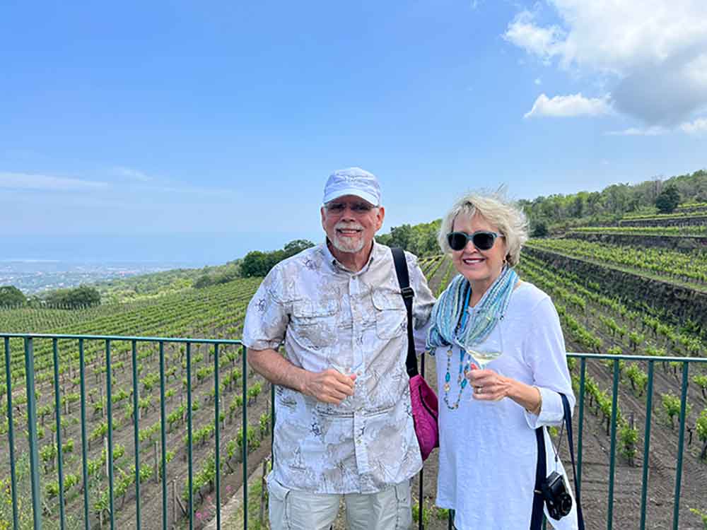 Debbra and Stephen at Gambino Winery