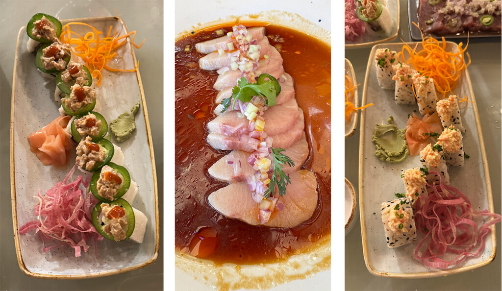 Food dishes available at Hacienda del Mar Los Cabos