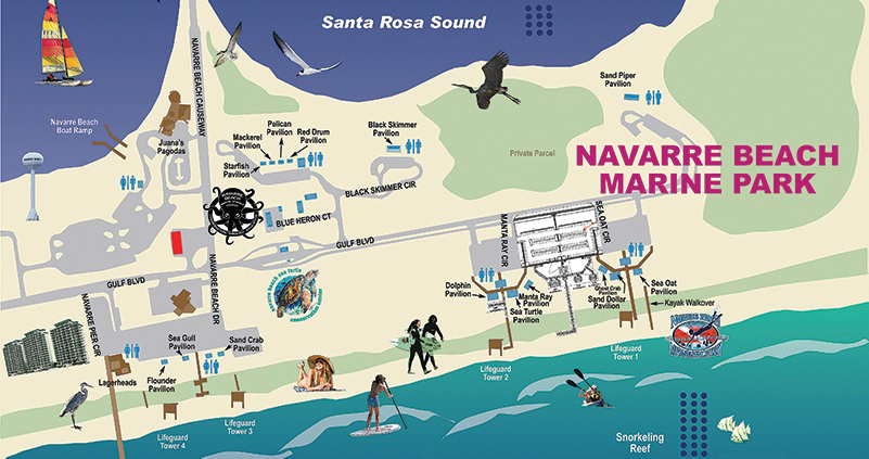 Navarre Beach Marine Park Artwork