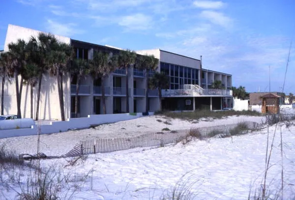 Holiday Inn Holidome on Navarre Beach in 1970s 