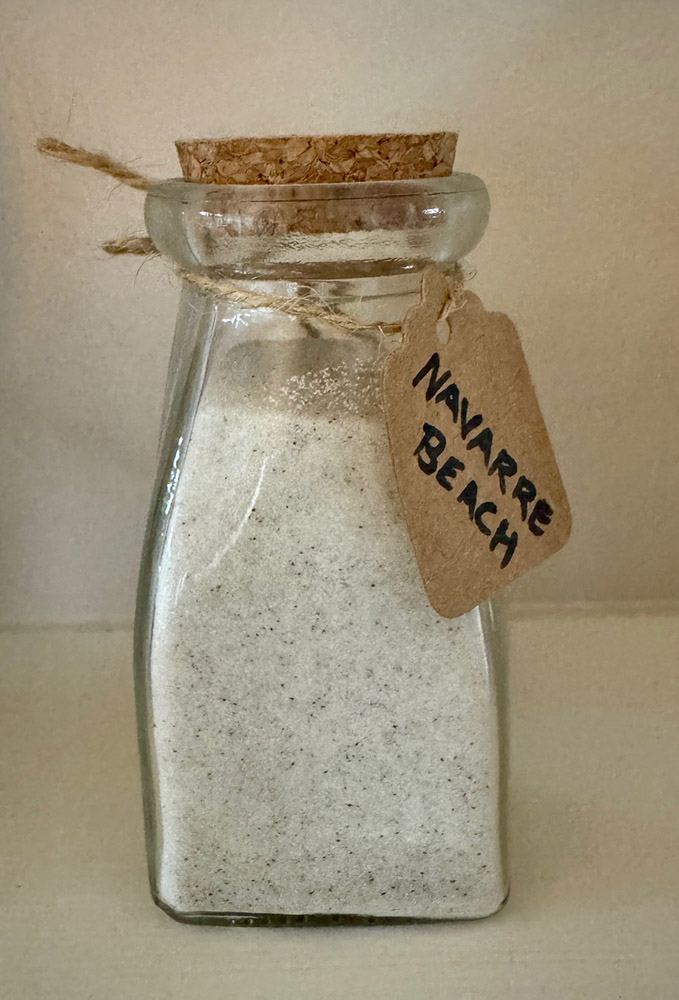 Sand sample from Navarre Beach, Florida