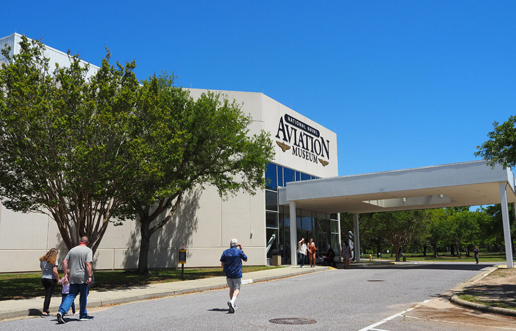 Exterior of the National Naval Aviation Museum, one of the largest aviation museums in the world. ©Debbra Dunning Brouillette