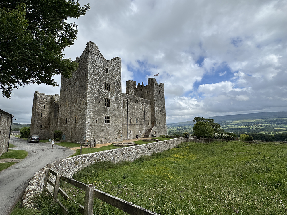 Bolton Castle, built in 1399, is also known as the place where Mary, Queen of Scots was held prisoner for six months in 1568.